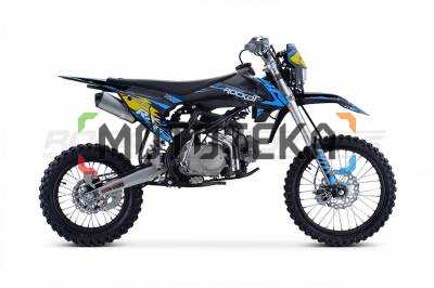 Питбайк ROCKOT (Рокот) RX125 - 3 Mad Zebra (механ. сцепл., эл. стартер, 17/14)