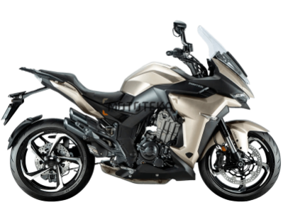 Мотоцикл дорожный Zontes (Зонтес) ZT350 - X1 золотой с ПТС