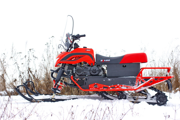 Снегоход Irbis (Ирбис) Dingo T200 (Ирбис Динго Т200) чёрный/красный с ПСМ | Мототека