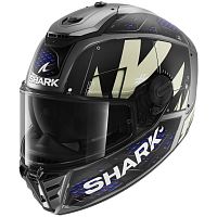 Шлем мото интеграл Shark (Шарк) SPARTAN RS STINGREY MAT Black/Antracite/Red L