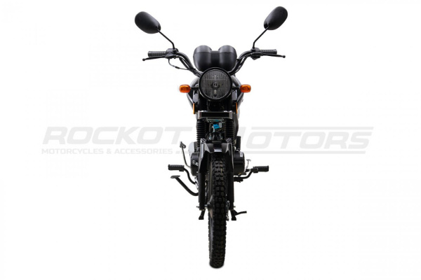 Мопед ROCKOT (Рокот) ALPHA TOURIST M - 11 Lite чёрный глянцевый | Мототека