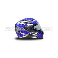 Шлем интеграл с очками ROCKOT (Рокот) RM-133 Impulse (XS) (синий/серый глянцевый)