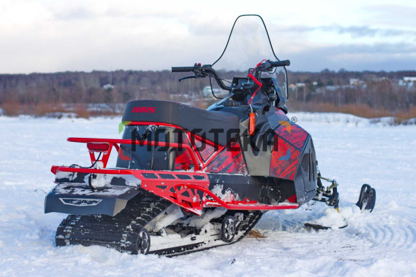 Снегоход IRBIS (Ирбис) TUNGUS (Тунгус) SK 500L Long чёрный/красный 2023/2024 с ПСМ | Мототека