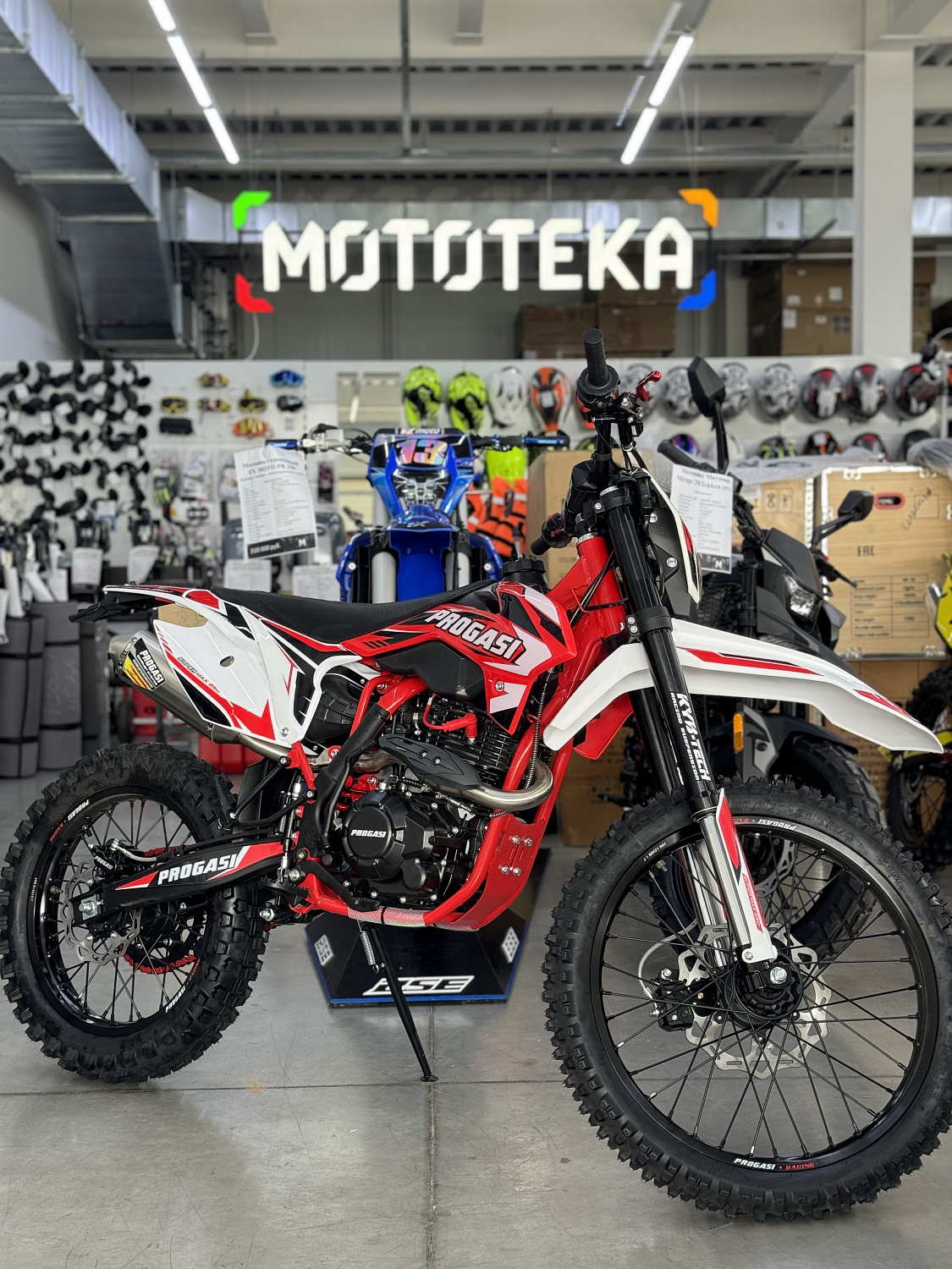 Сезон 2025! Мотоцикл кроссовый / эндуро Progasi (Прогаси) Super Max 250 Red