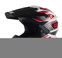 Шлем мото кроссовый SPARX Fenix Gravity (JK6803) бело-красный 2XL