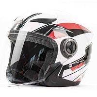 Шлем мото открытый HIZER (Хайзер) 219 (M) #1 white