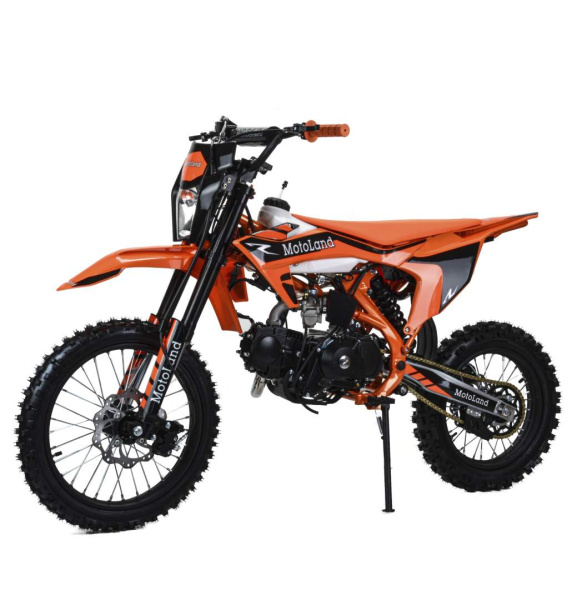 Питбайк MotoLand (Мотолэнд) SX 125 E 17/14 оранжевый | Мототека