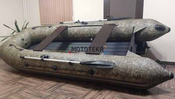 Лодка ПВХ Таймень LX 3600 НДНД камуфляж камыш