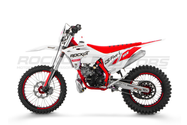 Мотоцикл кроссовый / эндуро ROCKOT (Рокот) GS FIVE L Redline (250cc 2T, MT250, 21/18) | Мототека