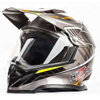 Шлем мото мотард HIZER (Хайзер) B6197-1 (M) #3 light gray