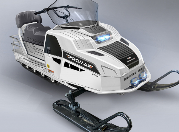 Снегоход Promax (Промакс) YAKUT 500 2.0 4T 20 л.с серый/синий (машинокомплект)