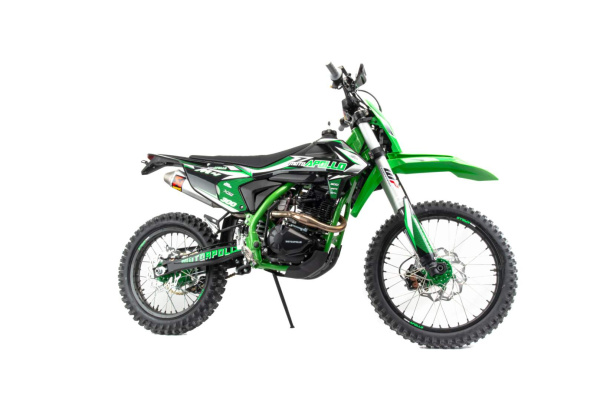 Мотоцикл кроссовый / эндуро Moto Apollo (Мото Аполло) M4 300 (175FMN PR5) зеленый | Мототека