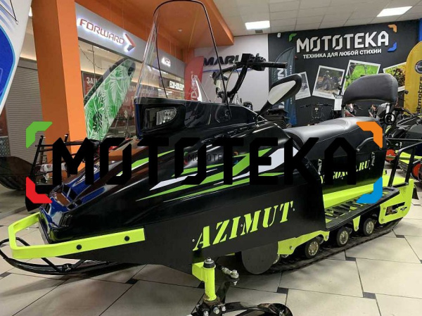 Мини - снегоход Бурлак Azimut (Азимут), Lifan 24 л.с., черный (машинокомплект) | Мототека
